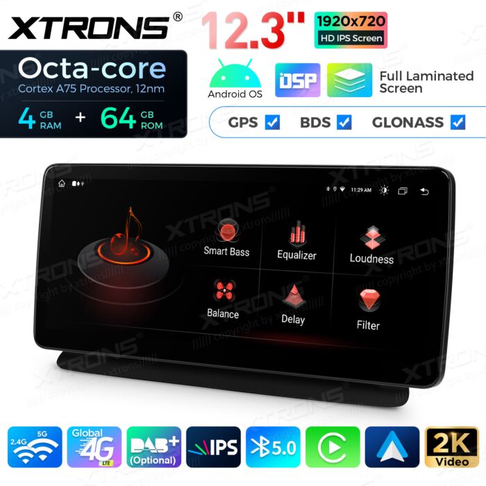 Autoradio Android da 12,3" per Mercedes-Benz | Apple CarPlay e Android Auto | QLM2245M12CLS