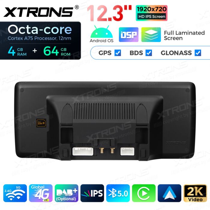 Autoradio Android da 12,3" per Mercedes-Benz | Apple CarPlay e Android Auto | QLM2245M12CLS