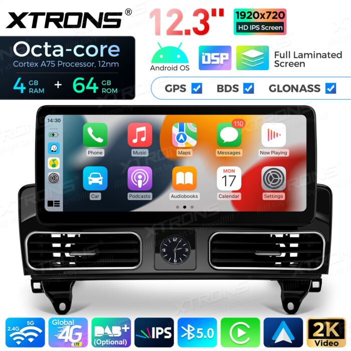 Autoradio Android da 12,3" per Mercedes-Benz | Apple CarPlay e Android Auto | QLM2245M12ML45