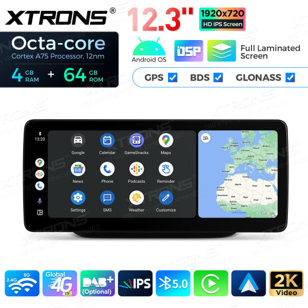 Mercedes B- W246 2016-2018 12,3'' NTG 5.0/5.1/5.2 Android 13 8 Core 8+128GB 4G CarPlay Android Auto WIFI   QLM2250M12BL