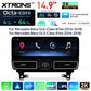 Mercedes-Benz Classe GLE W166/GLS - Classe X166 NTG 5.0/5.1/5.2  Android OS  14,9" Octa Core 4+64GB con schermo 2K  Carplay Android auto wireless Gps Wifi BT  4G QLM4450GLE