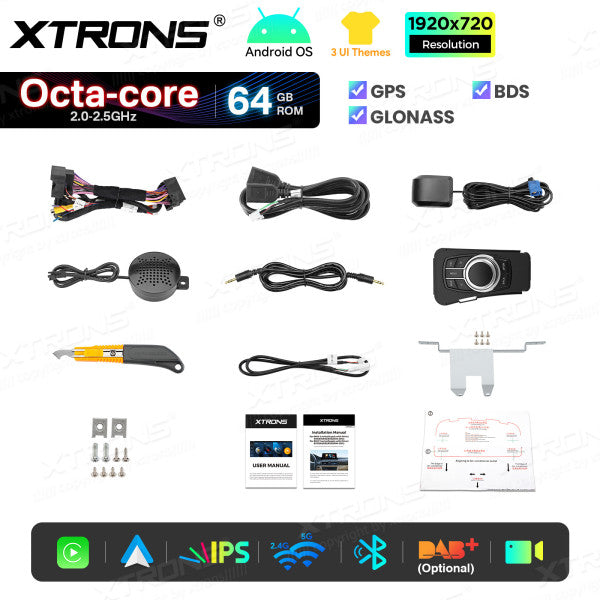BMW E90/E91/E92/E93 SENZA MONITOR DI SERIE Octacore 2GB/64 GB 10.25'' Android OS 4G carplay android auto wireless  QTB1090UNL