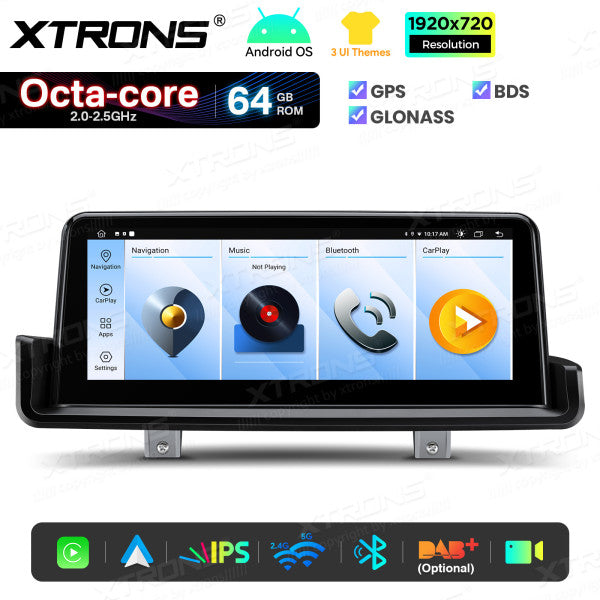 BMW E90/E91/E92/E93 SENZA MONITOR DI SERIE Octacore 2GB/64 GB 10.25'' Android OS 4G carplay android auto wireless  QTB1090UNL
