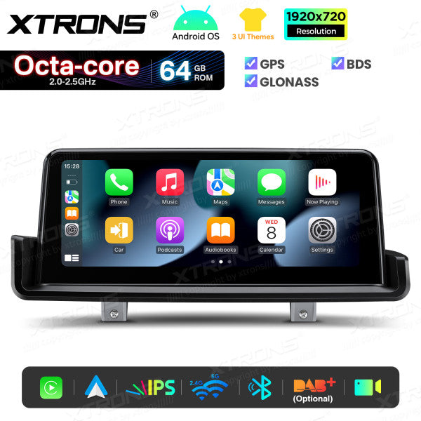 BMW E90/E91/E92/E93 SENZA MONITOR DI SERIE Octacore 2GB/64 GB 10.25'' Android OS 4G carplay android auto wireless  QTB1090UNL