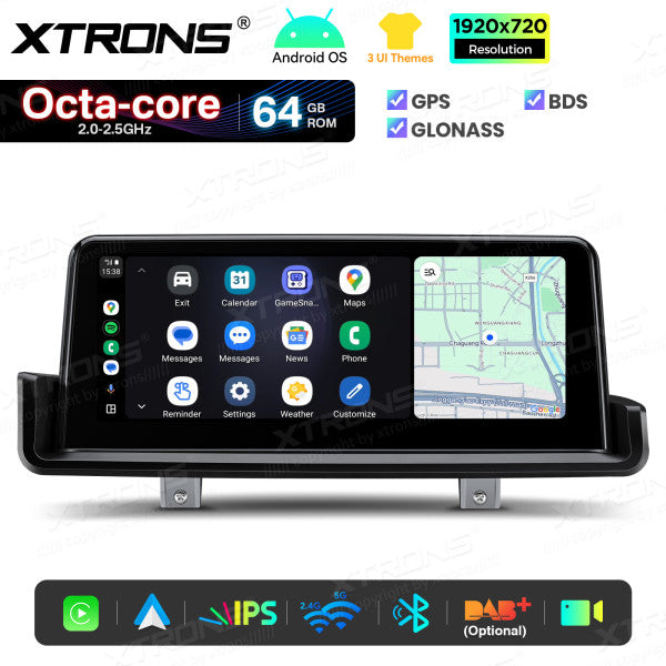 BMW E90/E91/E92/E93 SENZA MONITOR DI SERIE Octacore 2GB/64 GB 10.25'' Android OS 4G carplay android auto wireless  QTB1090UNL