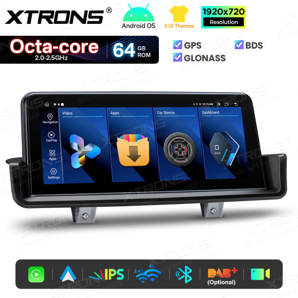 BMW E90/E91/E92/E93 SENZA MONITOR DI SERIE Octacore 2GB/64 GB 10.25'' Android OS 4G carplay android auto wireless  QTB1090UNL