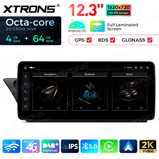 Audi A4 / A5 (2008-2016) 12,3" 4/64 gb octacore Carplay Android auto wireless wifi bt gps QLA22UCA12A4L