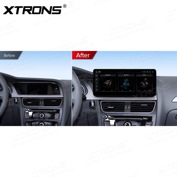 Audi A4 / A5 (2008-2016) 12,3" 4/64 gb octacore Carplay Android auto wireless wifi bt gps QLA22UCA12A4L